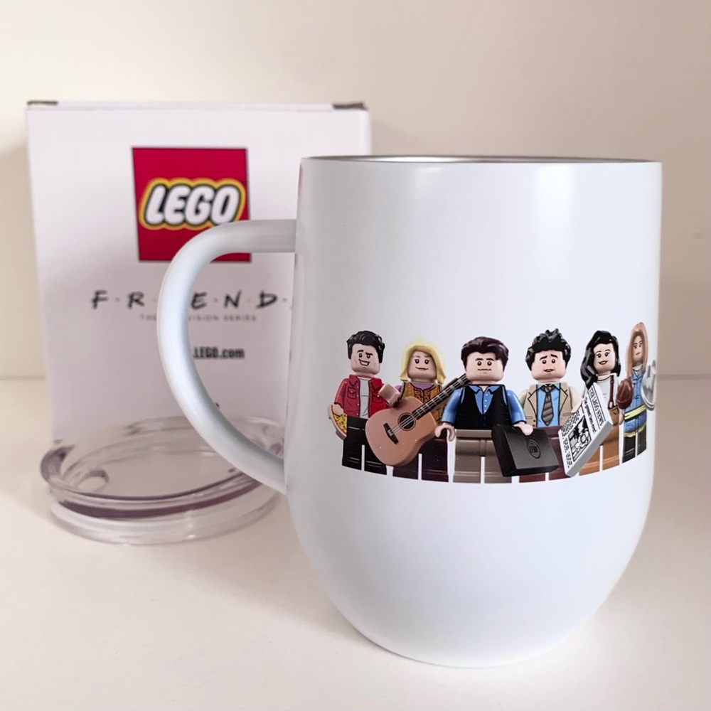 Lego Friends Central Perk Limited Release Mug with sippable lid